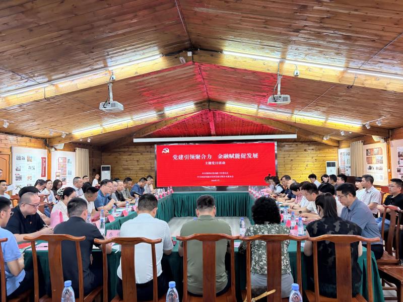  党建引领聚合力  金融赋能促发展 多方联建主题党日激活金融服务实体经济新动能